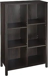 ClosetMaid 16055 Premium Adjustable 6-Cube Organizer, Black Walnut