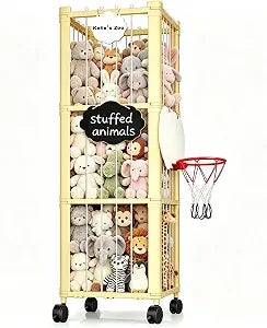 Stuffed Animal Storage CPC & TIC Certified Tower Plushies Storage