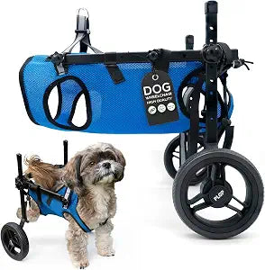 Dog Wheelchair for Back Legs, Dog Wheelchair Cart, Doggy/cat Wheelchairs with Disabled Hind Legs Walking, Mobility Aids for Small Pets Hind Limbs, Dogs Carts with Wheels, Light Weight