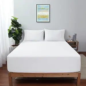 100% Egyptian Cotton King Size Fitted Sheet, 600 Thread Count Sateen