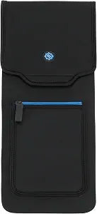 ENHANCE Keyboard Sleeve Travel Case for Full-Size Mechanical and Standard Gaming Esports Keyboards (up to 18 Inches) - Rugged Neoprene Construction, Zipper Mouse Storage and Cable Storage Pouch