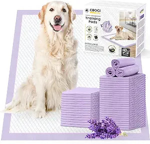 CROCI Dog Pads Extra Large 30x36in, Puppy Pads with Adhesive Tabs Super Absorbent Up to 10 Cups, Disposable (40 Counts)