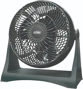 EZ-CHILL 8-Inch Compact Personal Desk Fan, 3-Speed Personal Fan with Adjustable Tilt & Carry Handle, Black