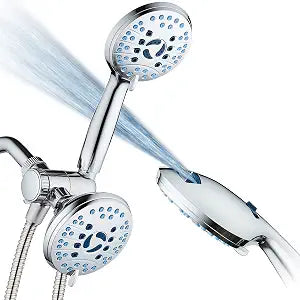 AquaCare 48-mode High Pressure 3-way Shower Head Combo w/ 2-mode Power Wash