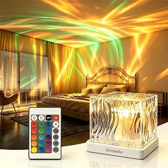 Ambient Lighting, 300 Modes Mood Lighting, 3-in-1 Sunset Lamp & Ocean Lamp & Northern Lights Projector with Remote, Warm Lighting Bedroom Lights Girl Gift