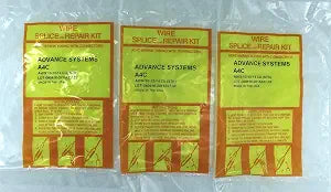 Advance E&I Inc. 3 x A4C - Submersible Pump Wire Splice Kit Repair and Installation. #10#12#14 AWG, 4 Wires. Easy and Reliable. CRIMP It - SHRINK It and FORGET it! 100% Made in the USA