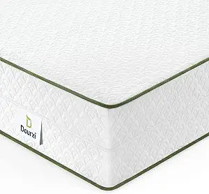 Dourxi Crib Mattress, 2-in-1 Dual Firmness Mattress for Infant & Toddler, Cooling Breathable Cover, Gel-Infused Memory Foam, CertiPUR-US Certified, Fits Standard Crib & Toddler Bed, 5.5 Inch