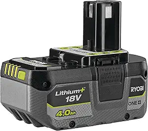 RYOBI P108 4AH One+ High Capacity Lithium Ion Battery For RYOBI Power Tools (Single Battery)