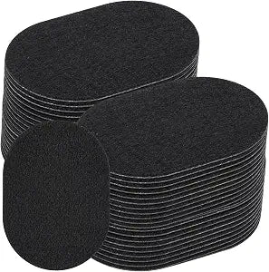 100 PCS Esthetic Wipes Dermaplane Blade Wiping Pads, Black Non Woven Esthetician Supplies Dermaplaning Tool Facial Squares, Self-Adhesive Cleaning Cloths, for Face and Eyebrows