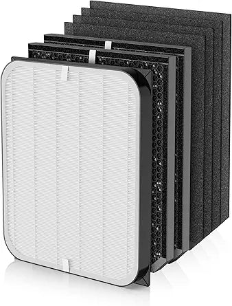 3500 Replacement Filter Compatible with Air Doctor 3000, 3500 & 3500i Air Purifiers Γ 1 High-Efficiency Filter, 2 Carbon/VOC Filters, and 4 Pre-Filters Γ Compare to Part # ADF3001, ADF3002 & ADF3003