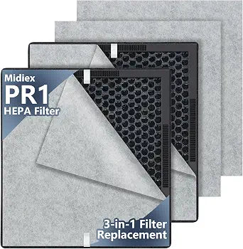 PR1 Replacement Filter Compatible with MOOKA PR1 Air Purifiers