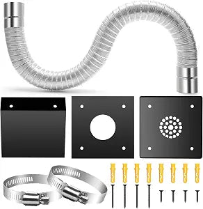 Pellet Stove Pipe Kit, Aluminum 2 x 60