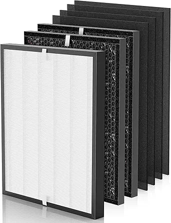 Generic 3000 Replacement Filter Compatible with Air Doctor 3000 Air Purifier, 1 Premium Filter + 2 Activated Carbon Filters + 4 Pre-Filters (Not for AD3500)
