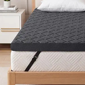 Vipbear 3 Inch Full Size Extra Firm Mattress Topper, High Density Hard Mattress Pad for Pressure Relief, Bed Topper with Non-Slip & Removable, CertiPUR-US Certified, 75"x54"