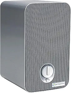 GermGuardian Air Purifier for Home with HEPA Filter, Removes 99.97% of Pollutants, Covers up to 375 Sq. Foot Room in 1 Hr, UV-C Light Helps Reduce Germs, Zero Ozone Verified, 11", Silver, AC4100CA