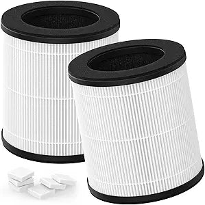 2-Pack D10N Replacement Filter Compatible with VEWIOR D10N Air Purifier, with Aromatherapy Tablets
