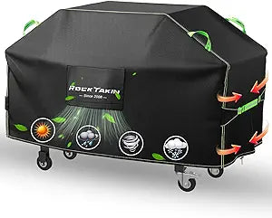 ROCKTAKIN Heavy Duty Griddle Cover for Blackstone 36 inch Griddle, 600D Outdoor Waterproof Flat Top Grill Cover, Tear Resistant with Buckle & Air Vents for Blackstone 1528 & More 4-Burner Gas Griddle