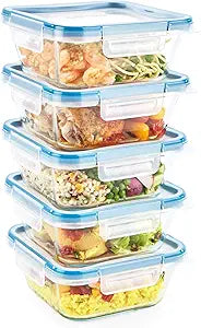 Snapware Glass Total Solutions (5-Pack, 4 Cup) Food Storage Containers Set