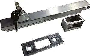 Don-Jo 1579 Slide Bolt, Satin Chrome Plated