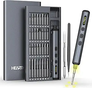 Electric Screwdriver Cordless Tool Set,72 PC Rechargeable Power Screwdriver Torx Phillips Triangle Pentalobe Automatic-Battery Electronics Kit for Macbook/Ps5/Xbox/Switch Computer Laptop Glasses