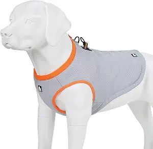 JUXZH Truelove Dog Cooling Vest Harness Cooler Jacket with Adjustable Zipper for Outdoor Hunting Training and Camping