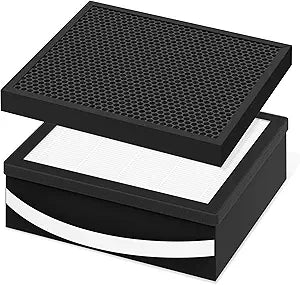 X5 Replacement Filter Compatible with Airdog X5 Air Cleaner Purifier with 1pcs Main Filter and 1pcs Activated Carbon Filter