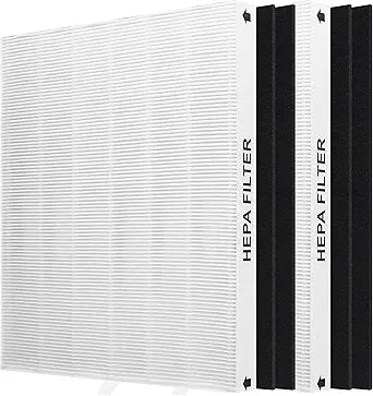 AP-1512HH True HEPA Replacement Filter, Compatible with Coway Airmega AP-1512HH and Airmega 200M Air Purifier, Compare to AP-1512HH-FP, AP-1518R, AP-1519P Air Filter, Item NO #3304899, 2-Pack