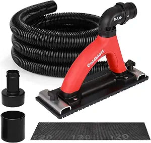 Goldblatt Dust Free Drywall Hand Sander with 6.5 ft Vacuum Hose