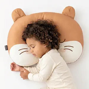 Toddler Pillow 2 to 6 Years Old, Made with Organic Cotton, Hypoallergenic Kids Pillow with Removable Pillowcase, Ergonomic First Bed Pillow for Sleeping, Daycare & Travel Milo