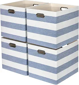 13x15x13 Inch Cube Storage Bin, Fabric Storage Cubes 4 Pack