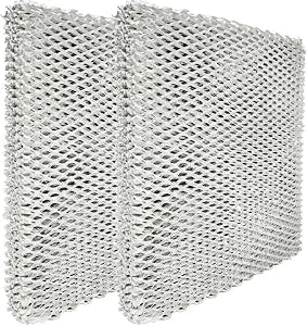 2 Pack P110-1045 Humidifier Filter Compatible with Carrier HUMCCSBP2212, HUMCCSBP2312, HUMCCSBP2412, HUMCASBP2312, HUMCASBP2412, HUMCASBP2414 Humidifiers, Aluminum Filter