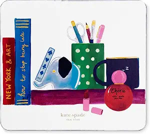 kate spade new york Leatherette Mouse Pad, Charmed Library