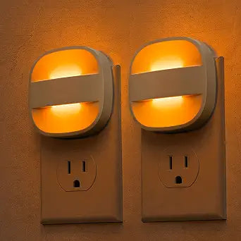 L LOHAS LED Night Lights Plug into Wall,Dusk to Dawn Sensor Night Light