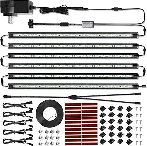Litever LED Safe Lighting Kit Plug in. Door Control Activated. 5000K