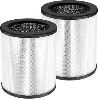 2 Pack KJ80 Replacement Filter for Druiap KJ80 Air Purifier, 3-in-1 Filter