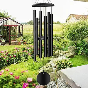 FDOCOI Wind Chimes Outdoor, 38'' Large Memorial Wind Chimes for Outside Deep Tone, Wind Chime Gifts for Garden Hanging Decor, Sympathy Gift