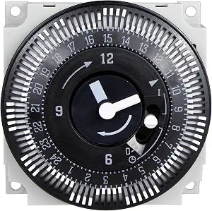 KERDE TJ01-G 24-Hour Timer, 120V 20-Amp Manual Override, 15-Minute Interval Switch, Indoor/Outdoor Appliance Timer for Lights, Fans, Pumps, DIY Electrical Projects