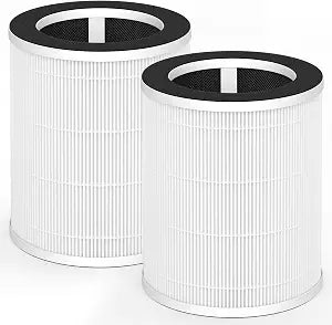 2-Pack P100 / P100 Pro Replacement Filter Compatible with Welov P100/P100 Pro Purifiers, High Efficiency Filtration Systems