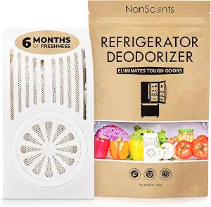 Nonscents Refrigerator Deodorizer - Odor Eliminator - 1 Count