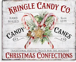 Fresh Christmas Confections, 24 x 30 Inch Canvas Wall Art