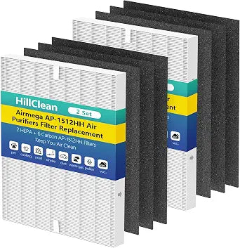 Airmega AP-1512HH HEPA Filter Replacement for Coway Airmega Air Purifier