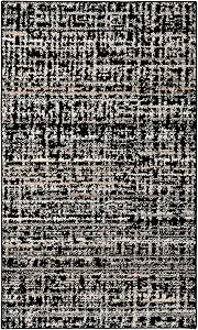 Garland Rug Rumba Indoor Floor Rug Area Rug Black/Earth Tones 3 Ft. X 5 Ft. Modern Abstract Area Rug Soft, Anti-Skid,Carpet for Living Room, Bedroom, Dining Room, Farmhouse, Nursery