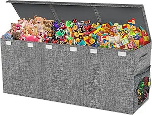 Extra Large Toy Box with Lids, Large Storage Chest Organizer, 40"x14"x16"
