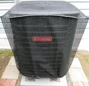 Full Mesh Air Conditioner Cover AC Cover Designed to Protect Coils from Clogging - Leaves, Grass, dust and Debris - Outdoor Protection
