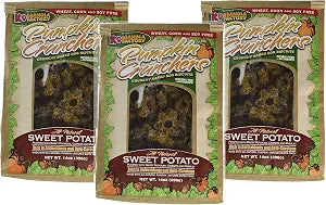K9 Granola Factory 3 Pack of Sweet Potato Pumpkin Crunchers Dog Treats, 42 Ounces Total