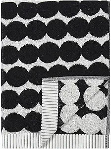 MARIMEKKO Rsymatto Terry Cotton Hand Towel Polka Dot Patterned Hand Towels 28 in x 20 in
