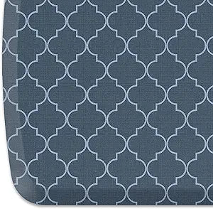 GelPro Elite Premier Anti-Fatigue Kitchen Comfort Floor Mat, 20x36, Trellis Deep Sea Stain Resistant Surface with Therapeutic Gel and Energy-Return Foam for Health & Wellness
