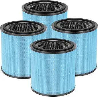 AP0601 Replacement Filters Compatible with AIRTOK Air Puri-fier, 4-in-1 Main Filters, High-Efficiency Activated Carbon Filter, AP0601-RF 4 Pack