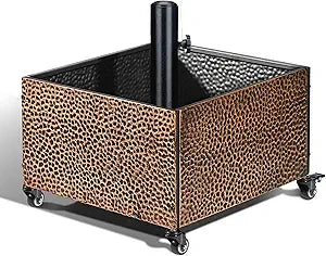 SUNNYPARK Heavy-Duty Metal Umbrella Base Stand with Wheels, 150lb Capacity Portable Fillable Planter for Patio, Outdoor, Garden, Poolside, Yard & Lawn
