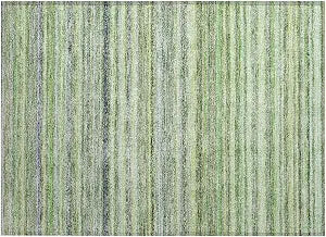 Addison Rugs Chantille ACN598 Green 1'8" x 2'6" Indoor Outdoor Area Rug, Easy Clean, Machine Washable, Non Shedding, Bedroom, Living Room, Dining Room, Kitchen, Patio Rug